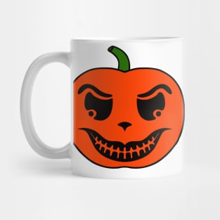 EVIL Happy Halloween Pumpkin Mug